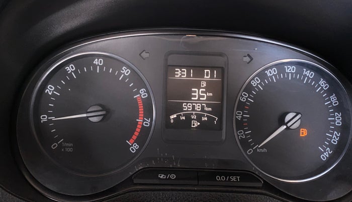 2021 Skoda Rapid AMBITION AT TSI, Petrol, Automatic, 59,784 km, Odometer Image