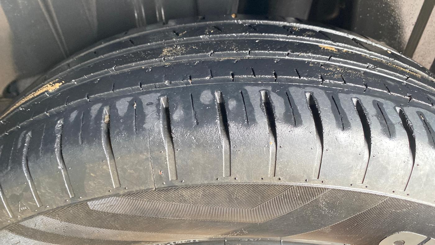 2023 Maruti Baleno DELTA PETROL 1.2, Petrol, Manual, 93,980 km, Left Rear Tyre Tread