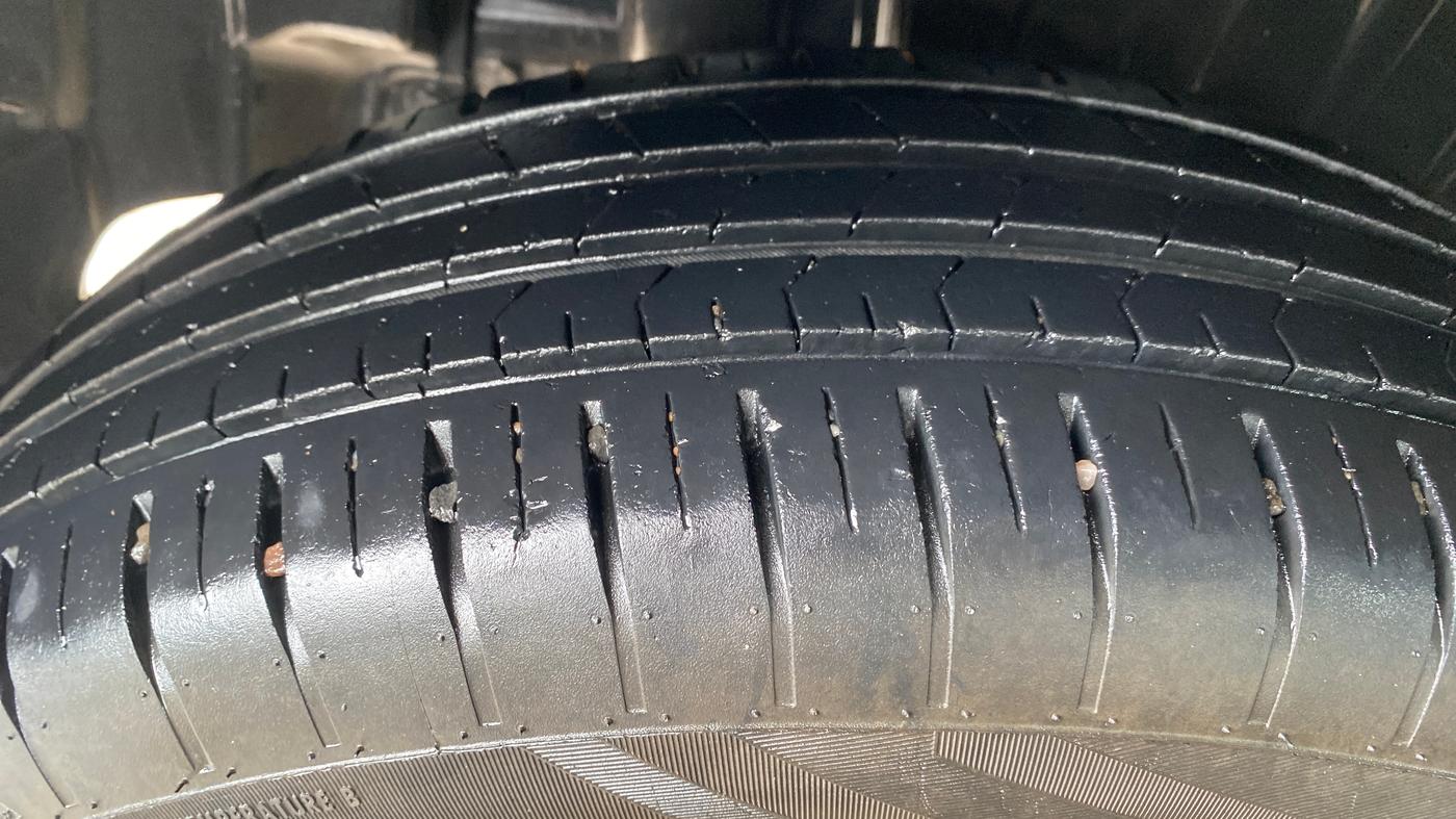 2023 Maruti Baleno DELTA PETROL 1.2, Petrol, Manual, 93,980 km, Right Rear Tyre Tread