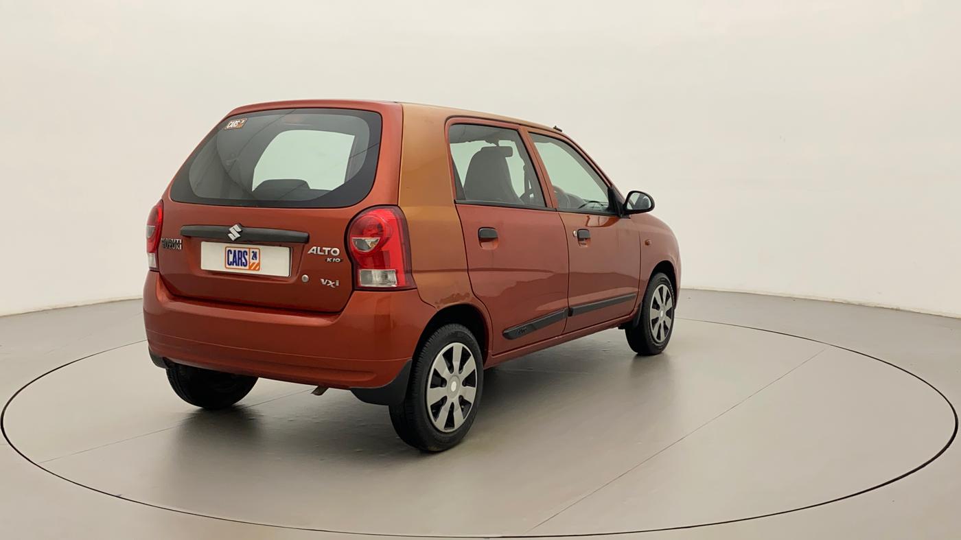 2011 Maruti Alto K10 VXI, Petrol, Manual, 83,452 km, Right Back Diagonal