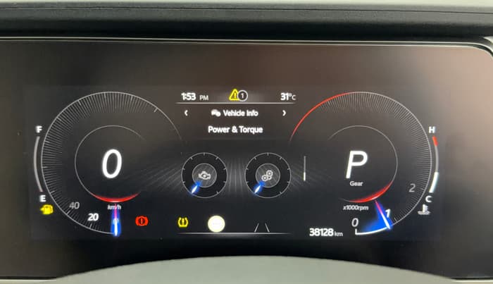 2021 Mahindra XUV700 AX 7 LUXURY P AT 7 STR, Petrol, Automatic, 38,127 km, Odometer Image