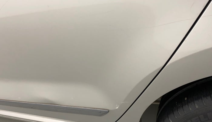2013 Skoda Rapid AMBITION 1.6 TDI CR MT PLUS, Diesel, Manual, 1,13,554 km, Rear left door - Minor scratches