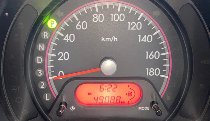 2012 Maruti A Star VXI (ABS) AT, Petrol, Automatic, 49,688 km, Odometer Image