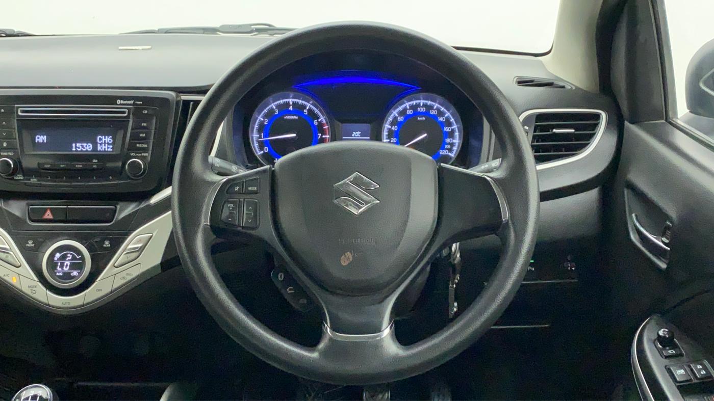 2017 Maruti Baleno DELTA PETROL 1.2, Petrol, Manual, 29,716 km, Steering Wheel Close Up