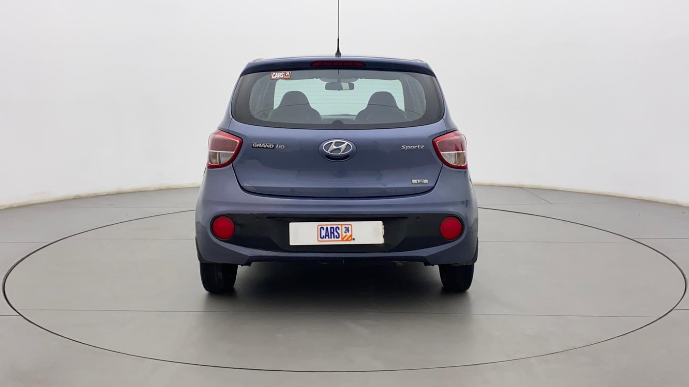 2017 Hyundai Grand i10 SPORTZ 1.2 KAPPA VTVT, Petrol, Manual, 77,929 km, Back/Rear