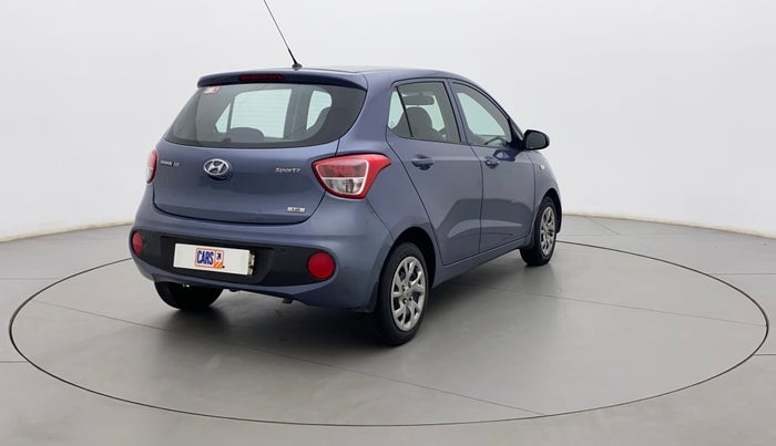 2017 Hyundai Grand i10 SPORTZ 1.2 KAPPA VTVT, Petrol, Manual, 77,929 km, Right Back Diagonal