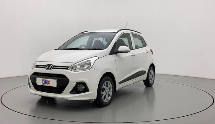 2016 Hyundai Grand i10 SPORTZ 1.2 KAPPA VTVT, Petrol, Manual, 62,168 km, Left Front Diagonal