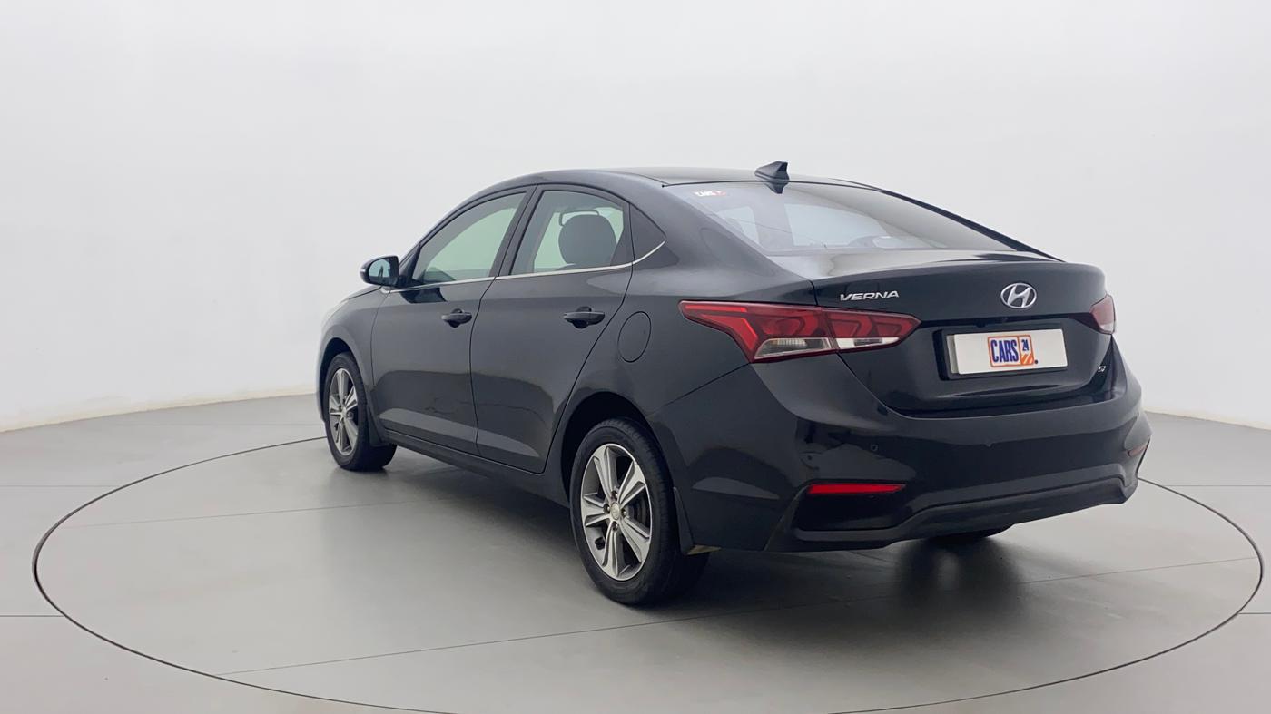 2018 Hyundai Verna 1.6 CRDI SX + AT, Diesel, Automatic, 91,464 km, Left Back Diagonal