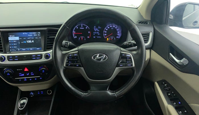 2018 Hyundai Verna 1.6 CRDI SX + AT, Diesel, Automatic, 91,464 km, Steering Wheel Close Up