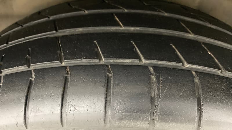 2018 Tata Hexa Varicor 400 XTA, Diesel, Automatic, 77,408 km, Left Rear Tyre Tread