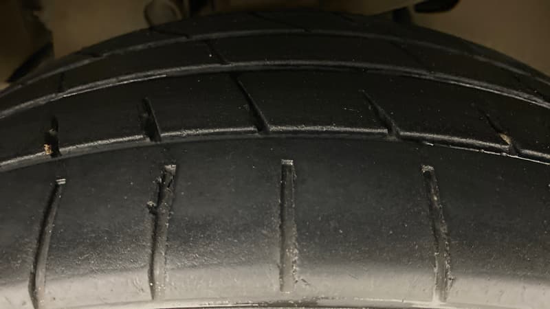 2018 Tata Hexa Varicor 400 XTA, Diesel, Automatic, 77,408 km, Right Front Tyre Tread