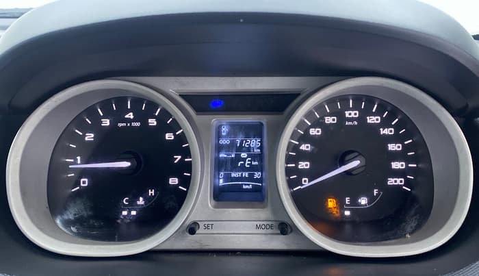 2017 Tata TIGOR XZ 1.2 REVOTRON OPT, Petrol, Manual, 71,332 km, Odometer Image