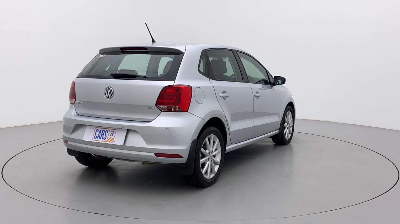 2017 Volkswagen Polo HIGHLINE PLUS 1.5 16 ALLOY, Diesel, Manual, 47,582 km, Right Back Diagonal