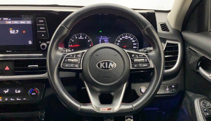 2019 KIA SELTOS GTK 1.4 GDI PETROL, Petrol, Manual, 44,608 km, Steering Wheel Close Up