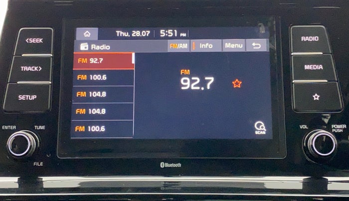 2019 KIA SELTOS GTK 1.4 GDI PETROL, Petrol, Manual, 44,608 km, Infotainment System