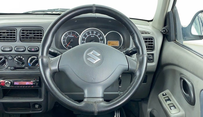 2012 Maruti Alto K10 VXI, Petrol, Manual, 28,604 km, Steering Wheel Close Up