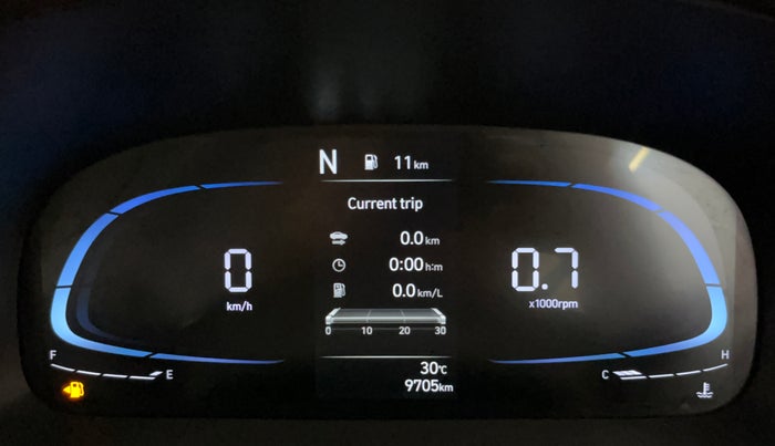 2024 Hyundai EXTER SX(O) 1.2 AMT, Petrol, Automatic, 9,654 km, Odometer Image