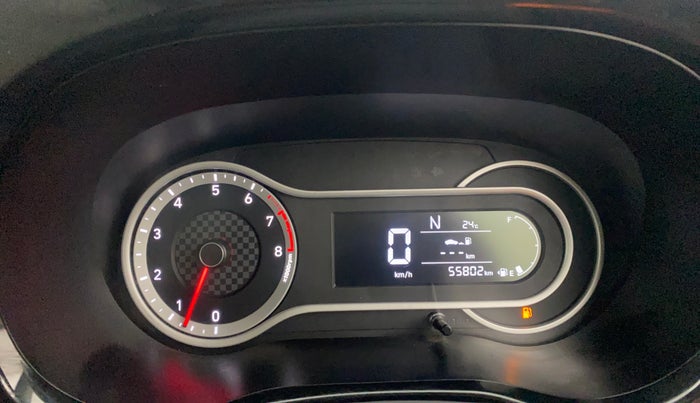 2020 Hyundai AURA SX PLUS 1.2 AMT, Petrol, Automatic, 55,980 km, Odometer Image