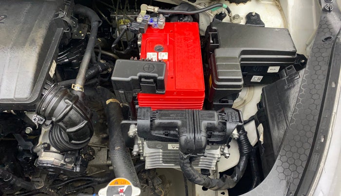 2020 Hyundai AURA SX PLUS 1.2 AMT, Petrol, Automatic, 55,980 km, Engine View - Left