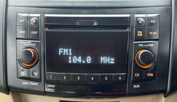 2012 Maruti Swift Dzire ZXI, Petrol, Manual, 6,341 km, Infotainment System