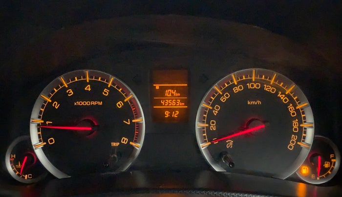 2015 Maruti Swift VXI, Petrol, Manual, 43,563 km, Odometer Image