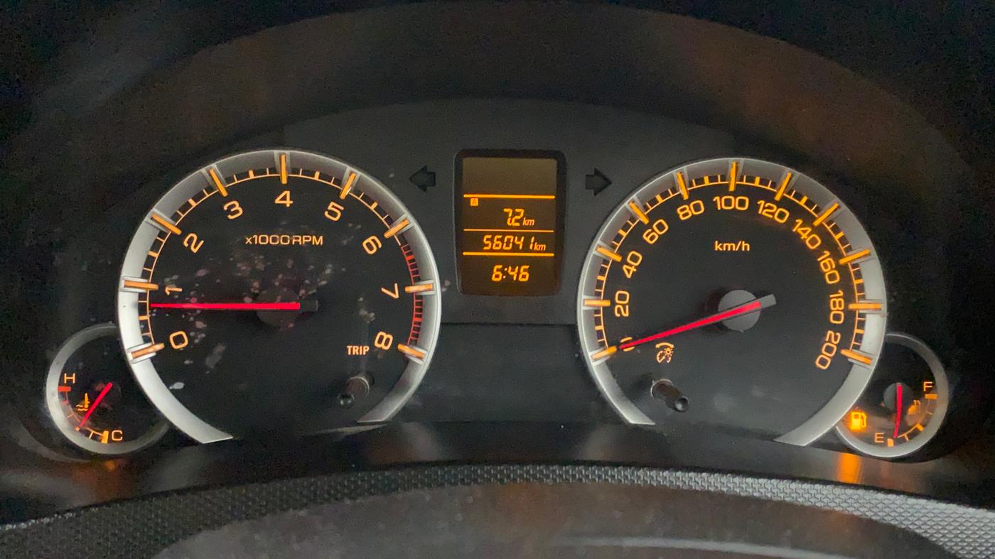 2013 Maruti Swift Dzire VXI, Petrol, Manual, 56,041 km, Odometer Image