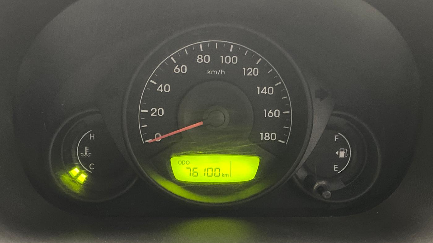 2018 Hyundai Eon ERA +, Petrol, Manual, 76,099 km, Odometer Image
