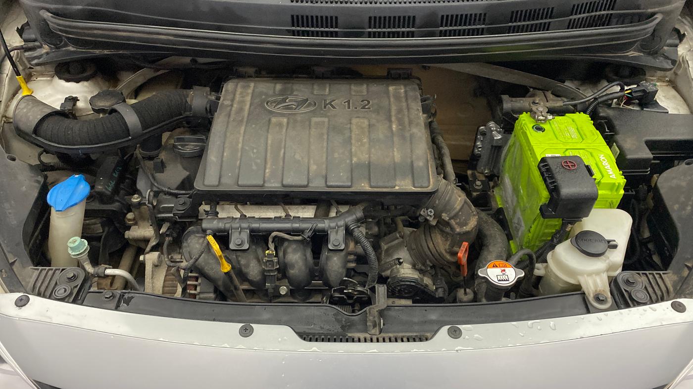 2014 Hyundai Grand i10 ASTA AT 1.2 KAPPA VTVT, Petrol, Automatic, 36,359 km, Engine View