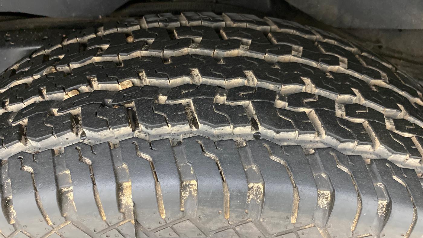 2021 Mahindra Thar LX PETROL HT 4WD AT, Petrol, Automatic, 3,751 km, Left Rear Tyre Tread