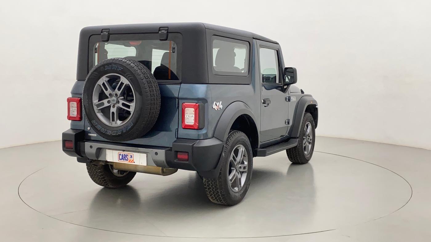 2021 Mahindra Thar LX PETROL HT 4WD AT, Petrol, Automatic, 3,751 km, Right Back Diagonal