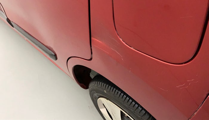 2015 Maruti Wagon R 1.0 VXI, Petrol, Manual, 38,487 km, Left quarter panel - Slightly dented