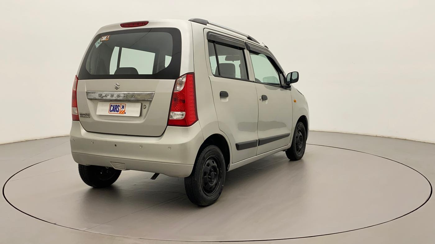 2018 Maruti Wagon R 1.0 LXI CNG, CNG, Manual, 80,107 km, Right Back Diagonal