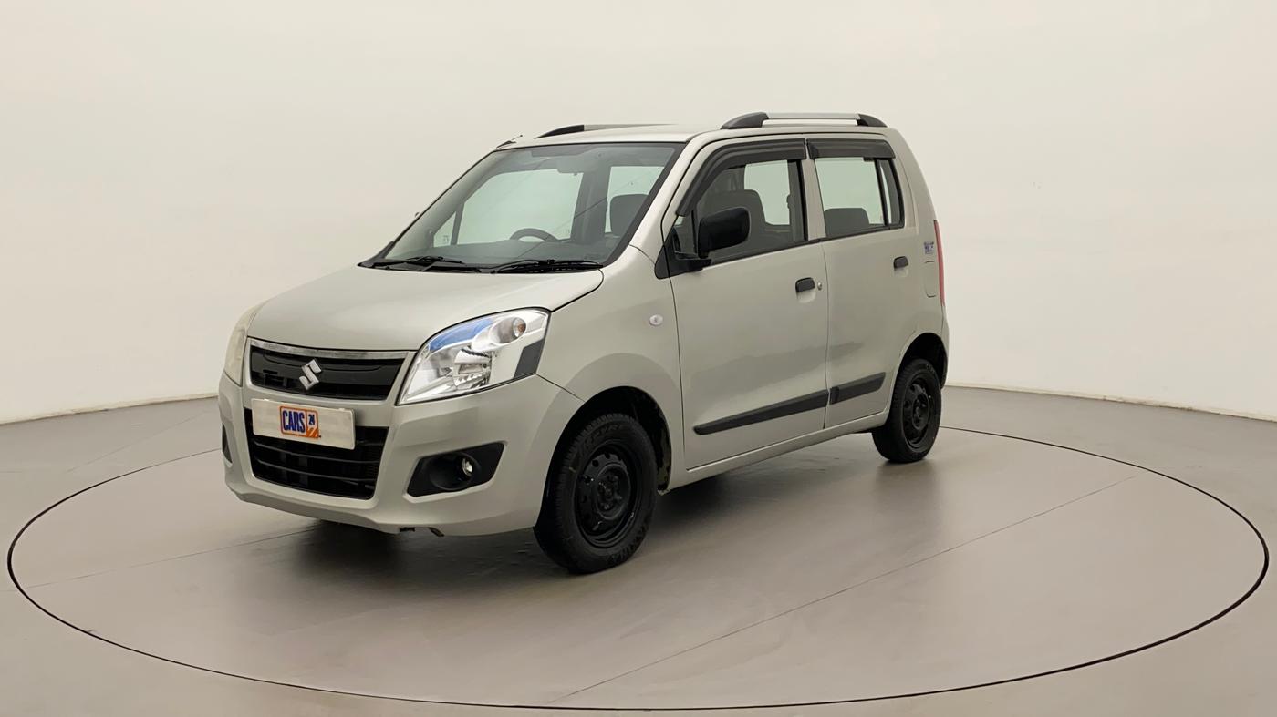 2018 Maruti Wagon R 1.0 LXI CNG, CNG, Manual, 80,107 km, Left Front Diagonal