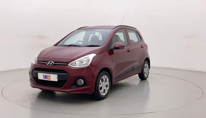 2016 Hyundai Grand i10 SPORTZ 1.2 KAPPA VTVT, Petrol, Manual, 38,626 km, Left Front Diagonal