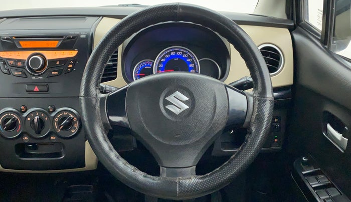 2017 Maruti Wagon R 1.0 VXI, Petrol, Manual, 54,763 km, Steering Wheel Close Up