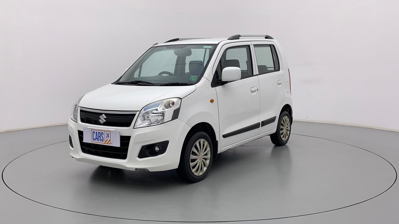 2017 Maruti Wagon R 1.0 VXI, Petrol, Manual, 54,763 km, Left Front Diagonal