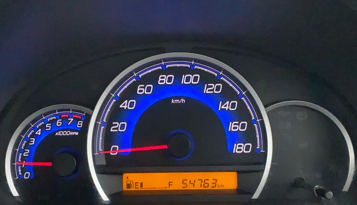2017 Maruti Wagon R 1.0 VXI, Petrol, Manual, 54,763 km, Odometer Image