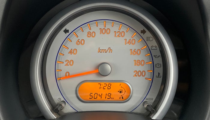 2015 Maruti Ritz VXI, Petrol, Manual, 50,419 km, Odometer Image