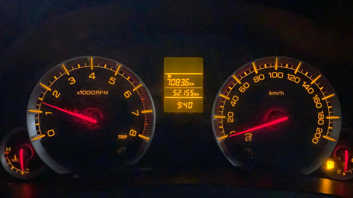 2014 Maruti Swift Dzire VXI, Petrol, Manual, 52,209 km, Odometer Image