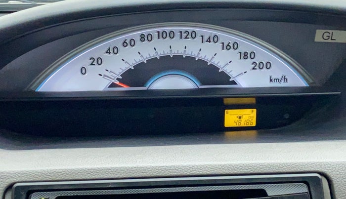 2011 Toyota Etios G, Petrol, Manual, 48,236 km, Odometer Image