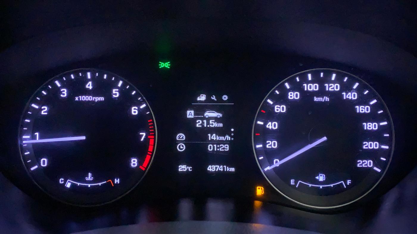 2016 Hyundai Elite i20 ASTA 1.2 (O), Petrol, Manual, 43,741 km, Odometer Image