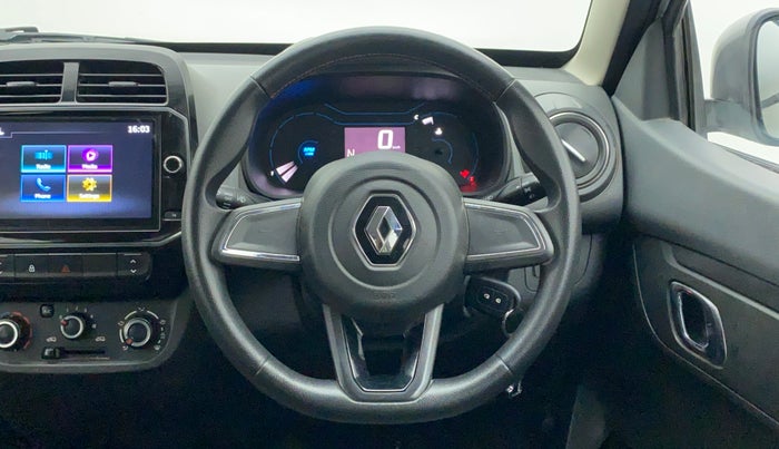 2019 Renault Kwid RXT 1.0 AMT (O), CNG, Automatic, 30,828 km, Steering Wheel Close Up