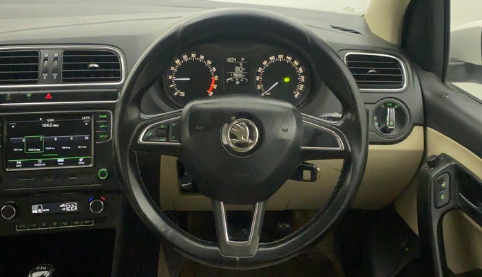 2018 Skoda Rapid STYLE 1.5 TDI AT, Diesel, Automatic, 1,19,830 km, Steering Wheel Close Up