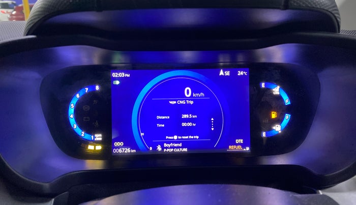 2024 Tata ALTROZ XZ Plus (S) Lux CNG , CNG, Manual, 6,724 km, Odometer Image