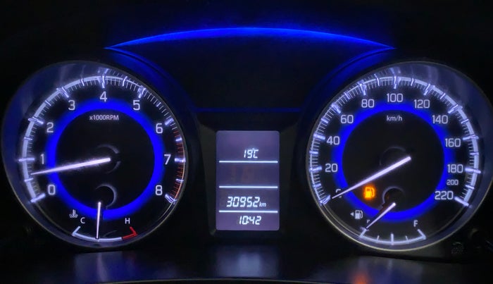 2017 Maruti Baleno DELTA PETROL 1.2, Petrol, Manual, 30,952 km, Odometer Image