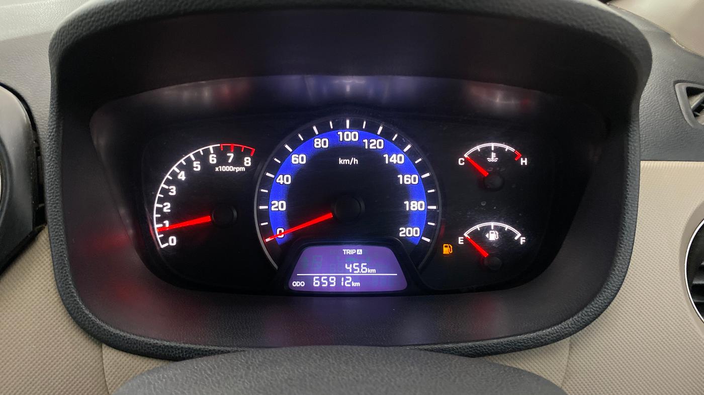 2017 Hyundai Xcent S 1.2, Petrol, Manual, 65,912 km, Odometer Image