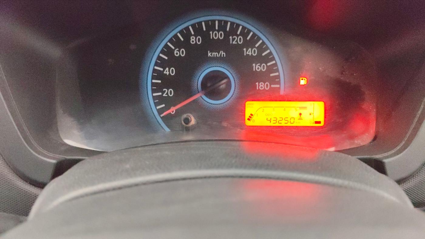 2019 Datsun Redi Go S 1.0, CNG, Manual, 43,237 km, Odometer Image