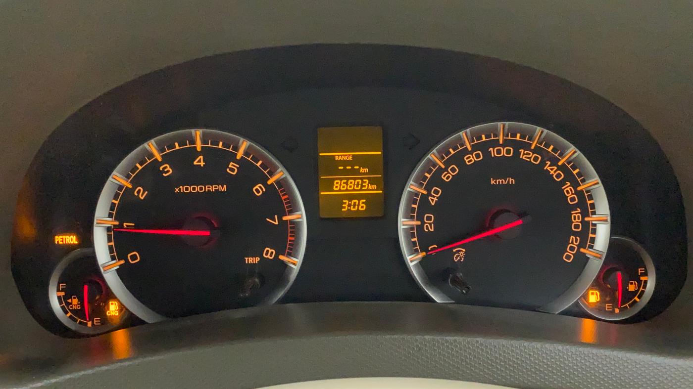 2014 Maruti Ertiga VXI CNG, CNG, Manual, 86,899 km, Odometer Image