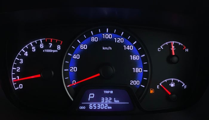 2016 Hyundai Xcent S AT 1.2, Petrol, Automatic, 65,251 km, Odometer Image