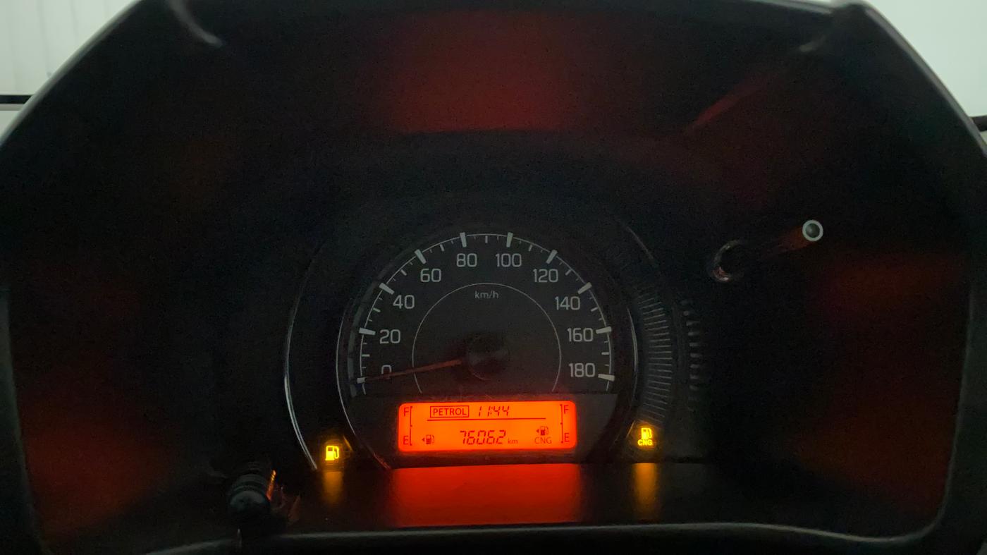 2022 Maruti Celerio VXI CNG, CNG, Manual, 76,053 km, Odometer Image